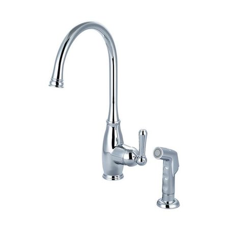 ACCENT Accent K-5441 Accent Single Handle Kitchen Faucet - Chrome K-5441